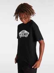 Vans Boys Style 76 Short Sleeve Black T-Shirt - Image 2 of 9