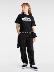 Vans Boys Style 76 Short Sleeve Black T-Shirt - Image 7 of 9