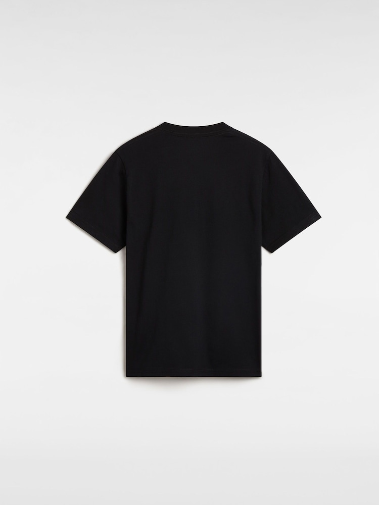 Vans Boys Style 76 Short Sleeve Black T-Shirt - Image 9 of 9