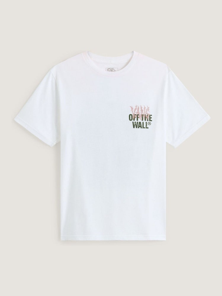 Vans Boys Metal Walls Short Sleeve White T-Shirt - Image 1 of 2