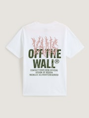 Vans Boys Metal Walls Short Sleeve White T-Shirt - Image 2 of 2