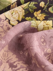 Estampa de patchwork floral preto e rosa - Vestido Midi de manga comprida - Imagem 6 de 7