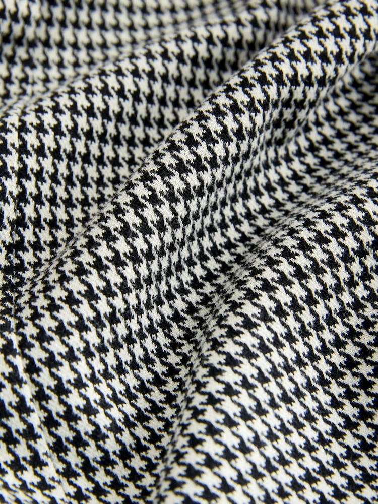Mono Check Sleeveless Button Down Pinny Dress - Image 2 of 3