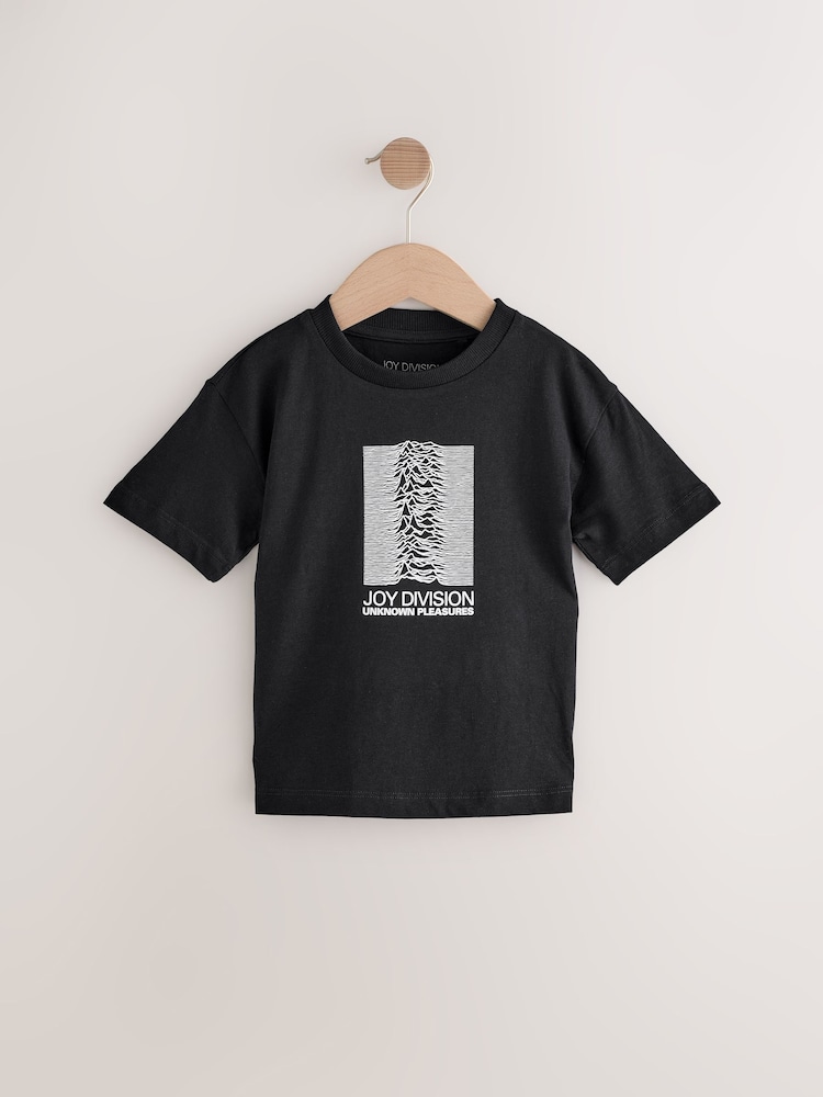 Noir - T-shirt Joy Division imprimé au dos à manches courtes (3mois -7ans) - Image 2 of 6