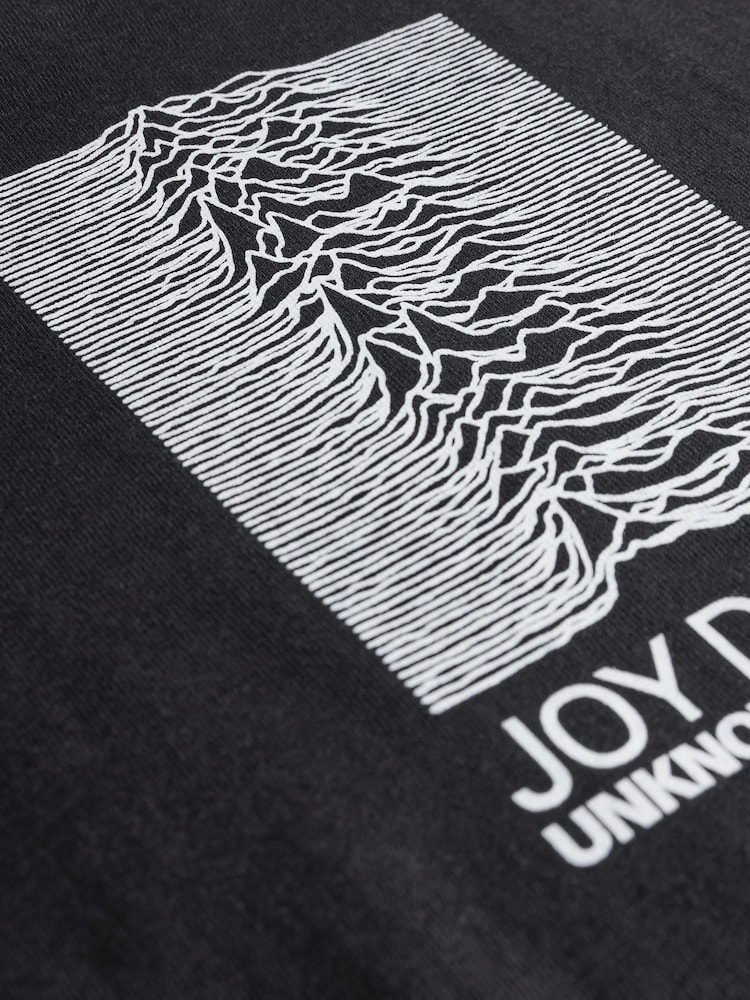 Noir - T-shirt Joy Division imprimé au dos à manches courtes (3mois -7ans) - Image 5 of 6