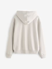 Gap Cream Vintage Logo Zip Up Hoodie - Image 2 of 4