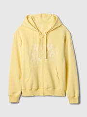 Gap Yellow Vintage Logo Zip Up Hoodie - Image 5 of 5