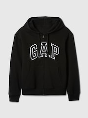 Черный - Худи на молнии с логотипом Gap Vintage - Image 5 of 5