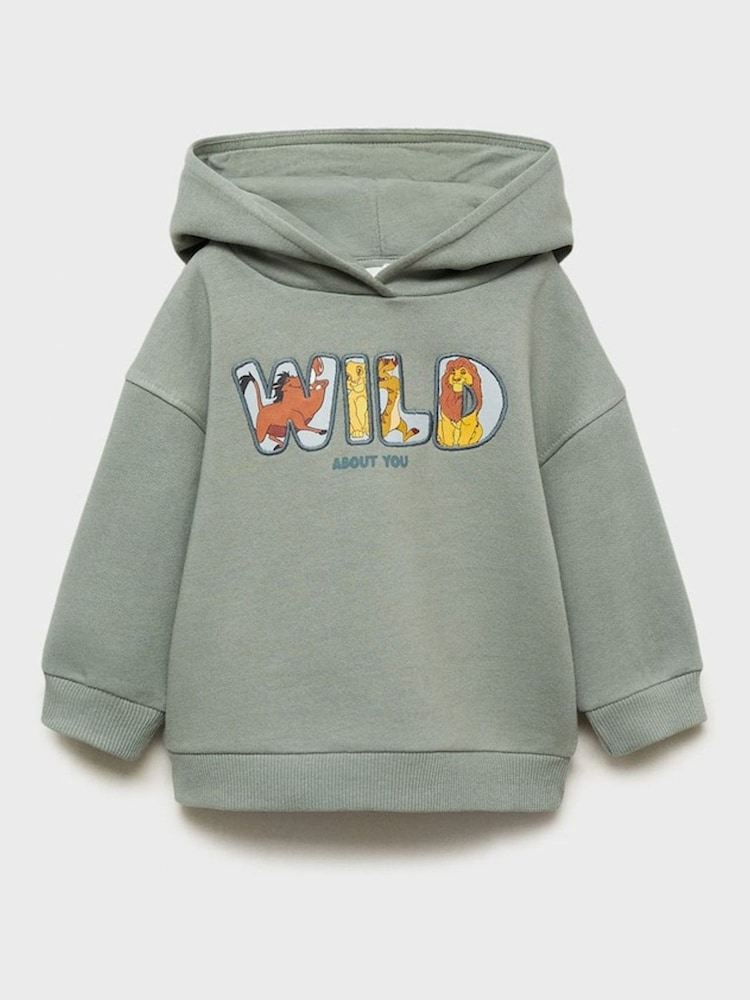 Mango Green The Lion King Hooded Sweatshirt - Image 1 of 3 Mango Green The Lion King Hooded Sweatshirt - Image 1 of 3