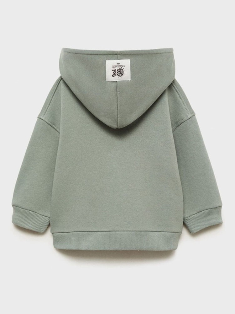 Mango Green The Lion King Hooded Sweatshirt - Image 2 of 3 Mango Green The Lion King Hooded Sweatshirt - Image 2 of 3