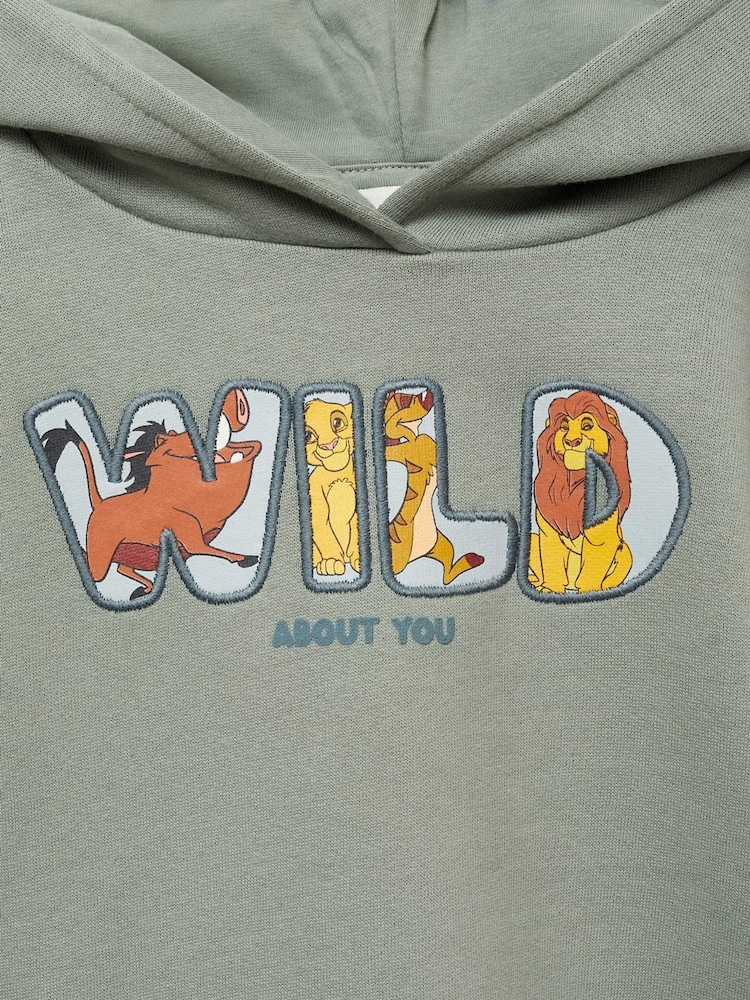 Mango Green The Lion King Hooded Sweatshirt - Image 3 of 3 Mango Green The Lion King Hooded Sweatshirt - Image 3 of 3