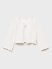 Mango Cream Button Up Cardigan - Image 1 of 3