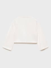 Mango Cream Button Up Cardigan - Image 2 of 3