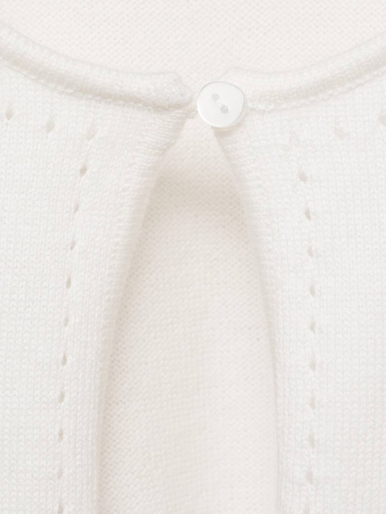 Mango Cream Button Up Cardigan - Image 3 of 3