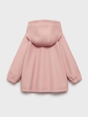 Mango Pink Quilted Hooded Jacket - Image 4 of 5