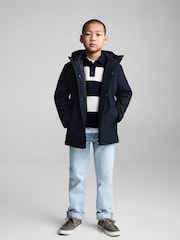 Mango Blue Waterproof Padded Parka - Image 1 of 6