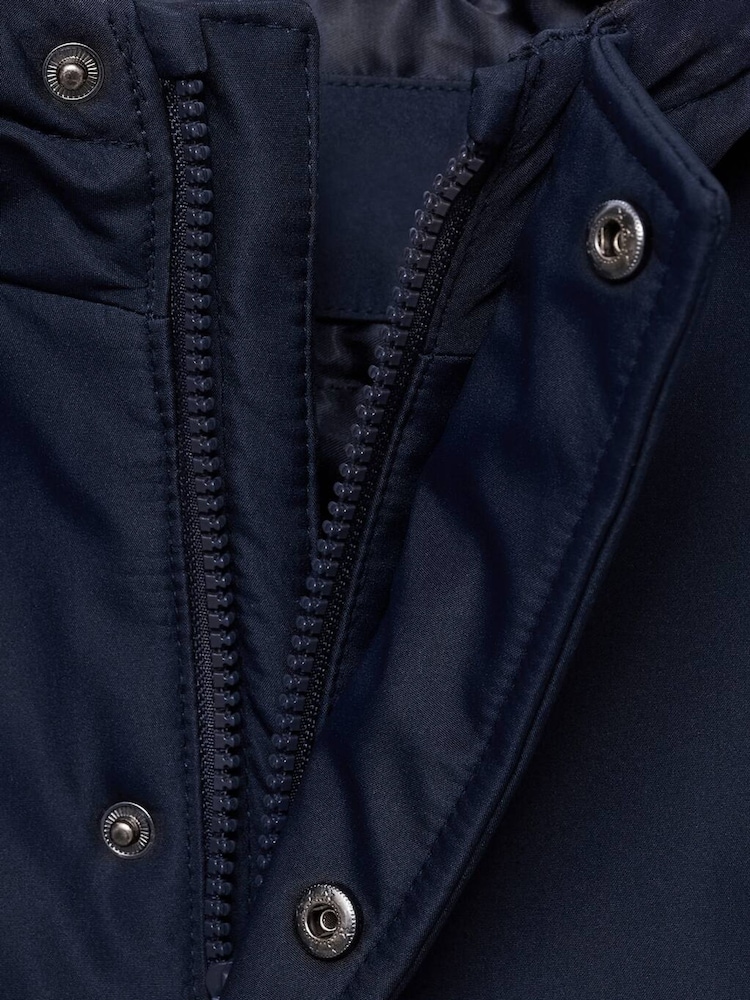Mango Blue Waterproof Padded Parka - Image 6 of 6