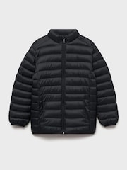 Mango Black Quilted Jacket - Image 1 of 3