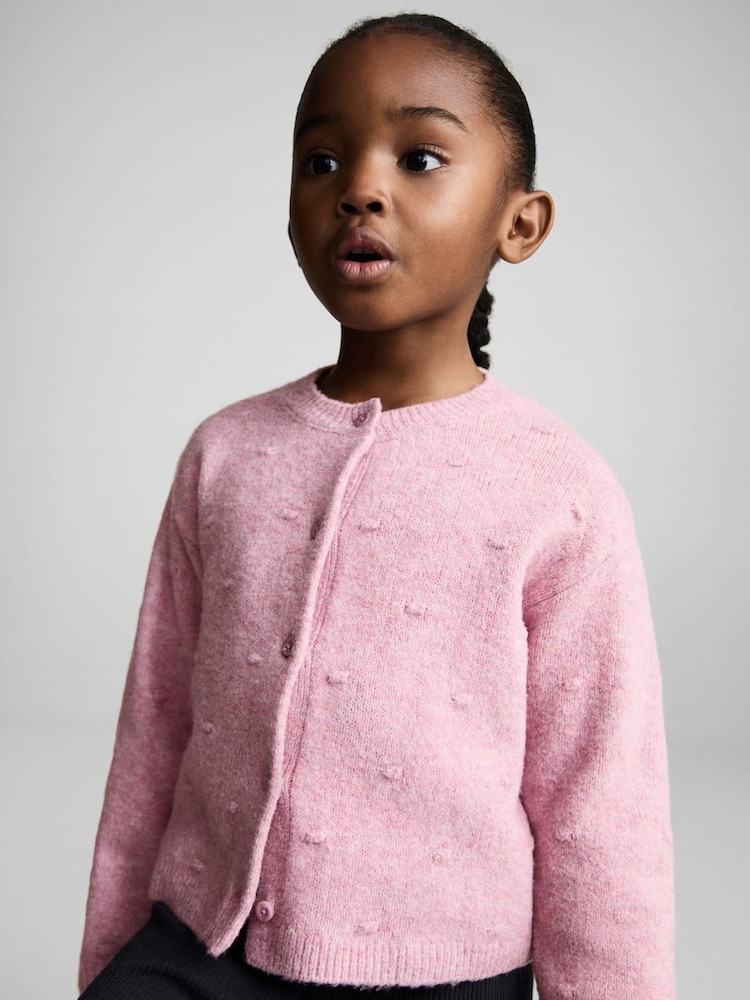 Mango Pink Knitted Cardigan - Image 2 of 6
