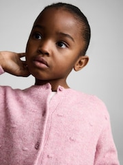Mango Pink Knitted Cardigan - Image 3 of 6