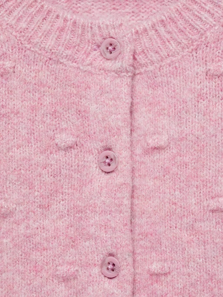 Mango Pink Knitted Cardigan - Image 6 of 6