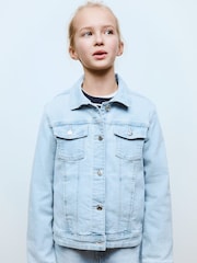 Mango Blue Denim Jacket - Image 2 of 6