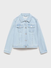 Mango Blue Denim Jacket - Image 4 of 6