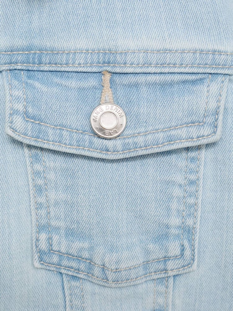 Mango Blue Denim Jacket - Image 6 of 6