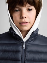 Mango Blue Quilted Jacket - Image 3 of 6