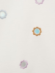 Mango Cream Floral Appliqué Sweatshirt - Image 6 of 6