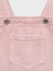 Mango Pink Long Denim Dungarees - Image 6 of 6