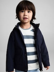Mango Blue Quilted Hooded Parka - Image 2 of 6