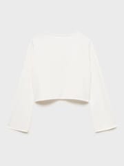 Mango Cream Button Up Cardigan - Image 2 of 3