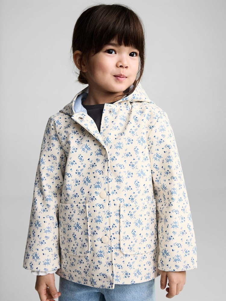 Mango Cream Hooded Water-Repellent Parka - Image 2 of 6