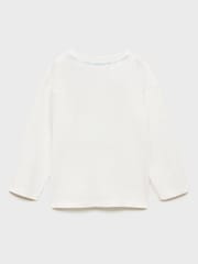 Mango Cream Bluey Print 100% Cotton Long Sleeve T-Shirt - Image 2 of 3