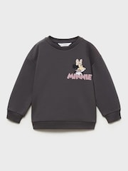 Mango Grey Mickey Mouse Print Sweatshirt - Image 4 of 6