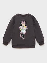 Mango Grey Mickey Mouse Print Sweatshirt - Image 5 of 6