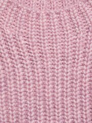 Mango Pink Knitted Ribbed Jumper - Image 4 of 4