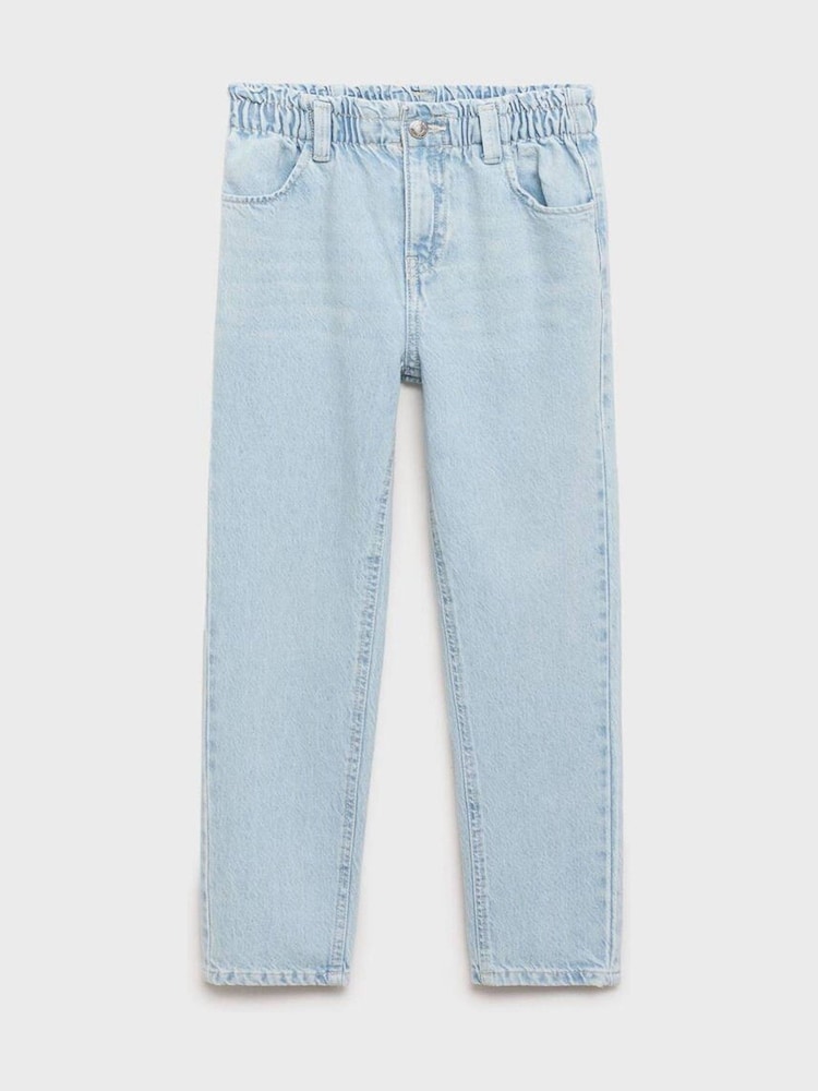 Mango Blue Relaxed Jeans - Image 4 of 6