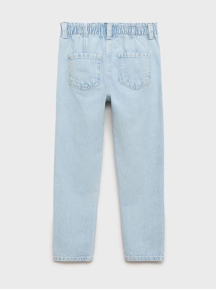 Mango Blue Relaxed Jeans - Image 5 of 6