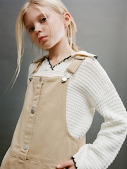 Mango Cream Camp-Collar Knit Sweater - Image 1 of 4