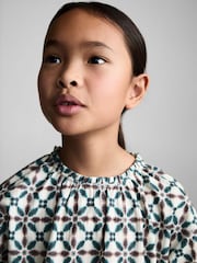 Mango Cream Geometric Print Blouse - Image 3 of 6