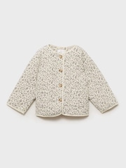 Mango Cream Floral Quilted Jacket - Image 3 of 5