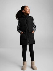 Mango Black Puffer Gilet - Image 1 of 6