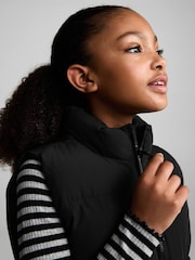 Mango Black Puffer Gilet - Image 3 of 6