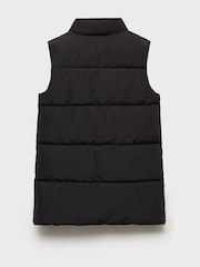 Mango Black Puffer Gilet - Image 5 of 6