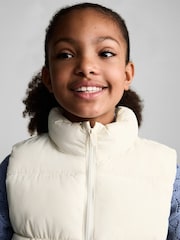 Mango Cream Puffer Gilet - Image 3 of 6