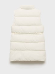 Mango Cream Puffer Gilet - Image 5 of 6
