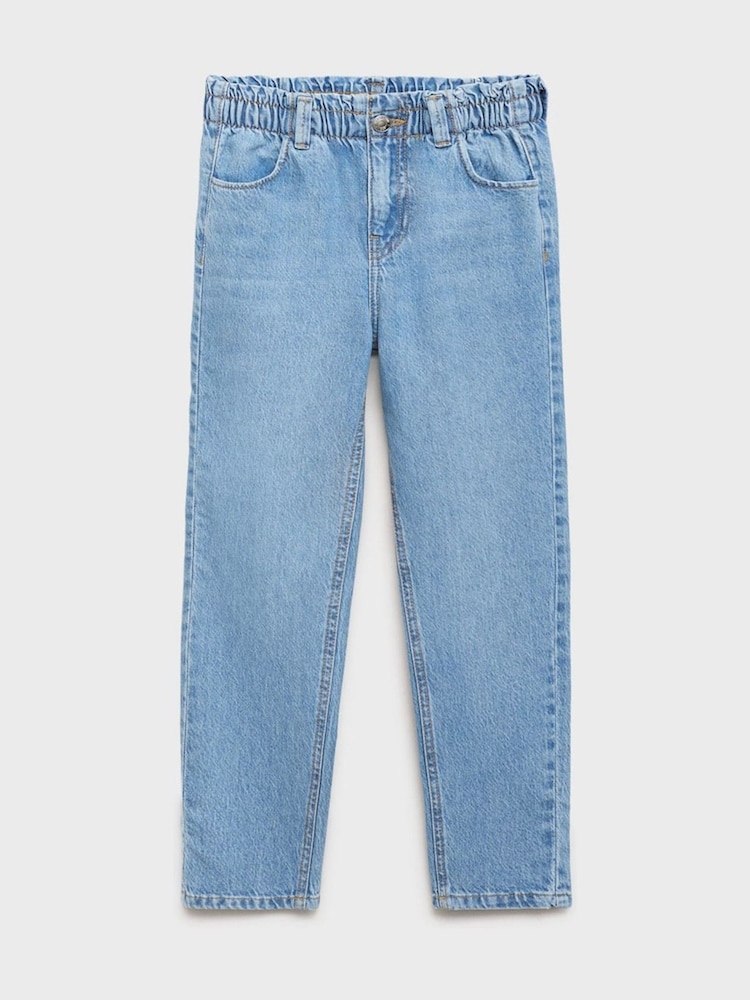Mango Blue Relaxed Jeans - Image 5 of 5