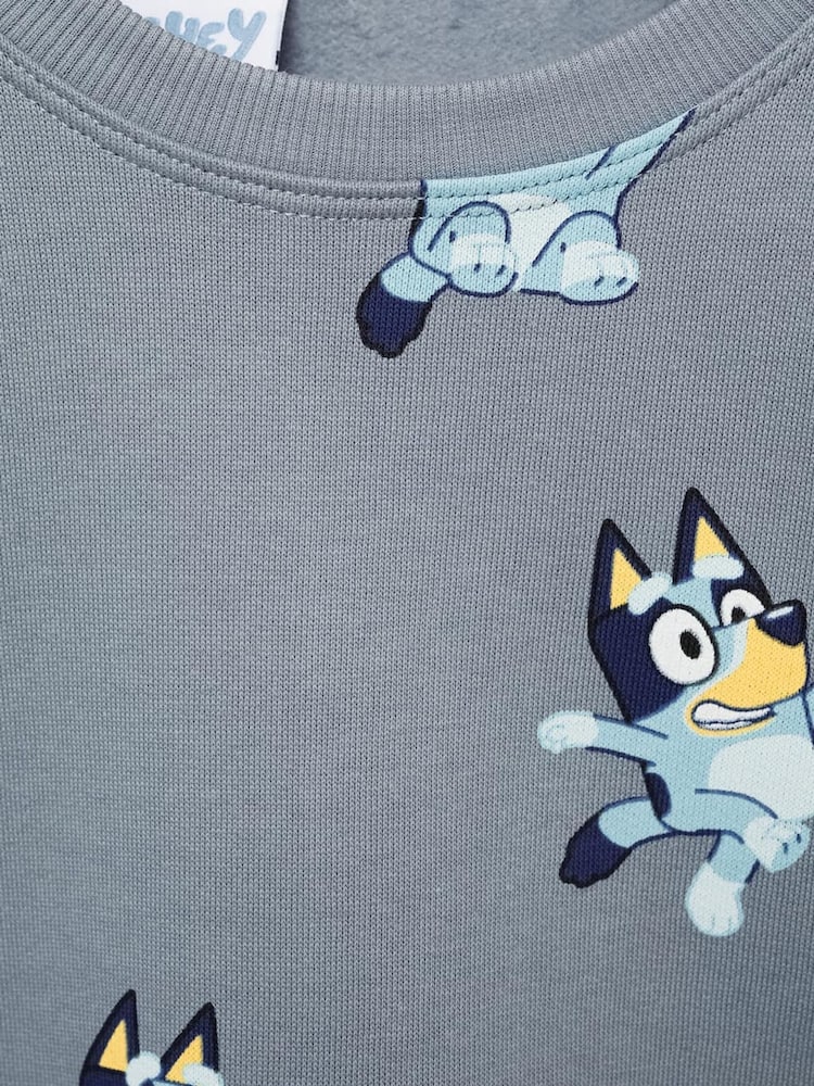 Mango Grey Bluey Print Sweatshirt - Image 3 of 3